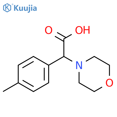 morpholin-4-yl-(4-methyl)phenyl-acetic acid structure