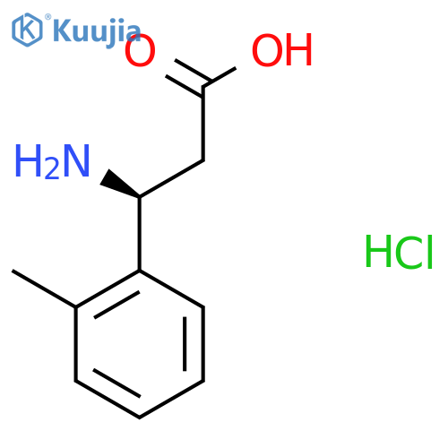 (3S)-3-Amino-3-(2-methylphenyl)propanoic Acid Hydrochloride structure