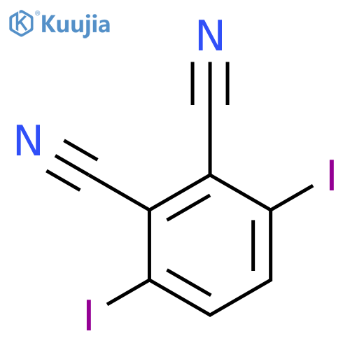 3,6-Diiodophthalonitrile structure