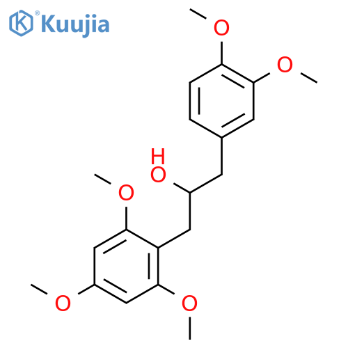 (+)-3-(3,4-Dimethoxyphenyl)-1-(2,4,6-trimethoxyphenyl)-propan-2-ol structure