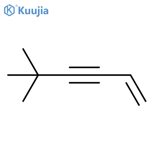 1-Hexen-3-yne, 5,5-dimethyl- structure