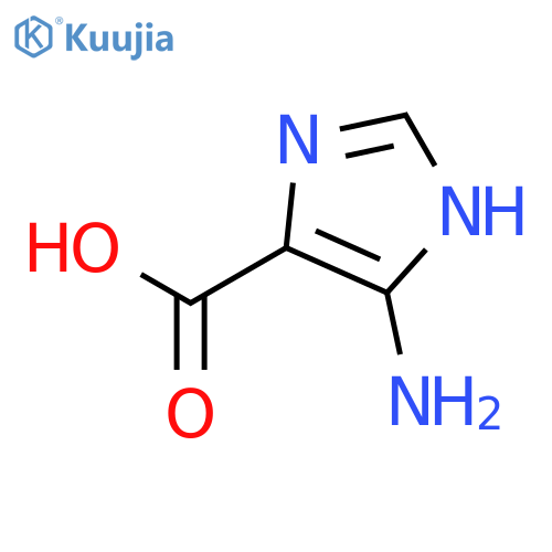 4-amino-1H-imidazole-5-carboxylic acid structure