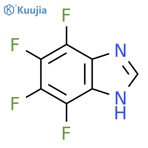 1H-Benzimidazole,4,5,6,7-tetrafluoro- structure
