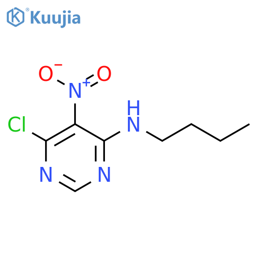 N-Butyl-6-chloro-5-nitropyrimidin-4-amine structure