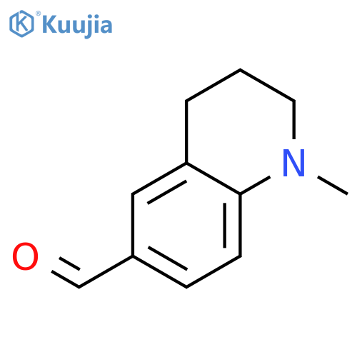 1-Methyl-1,2,3,4-tetrahydroquinoline-6-carbaldehyde structure