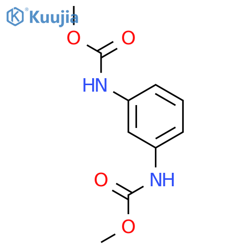 Carbamic acid, 1,3-phenylenebis-, dimethyl ester structure