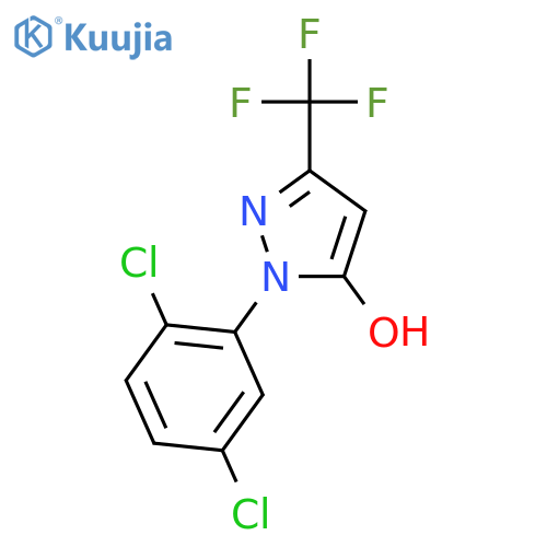 1H-Pyrazol-5-ol, 1-(2,5-dichlorophenyl)-3-(trifluoromethyl)- structure