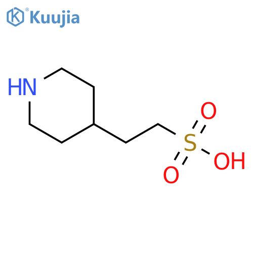 2-(Piperidin-4-yl)ethane-1-sulfonic acid structure