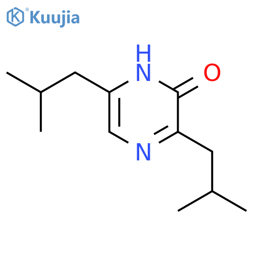 3,6-Bis(2-methylpropyl)pyrazin-2(1H)-one structure