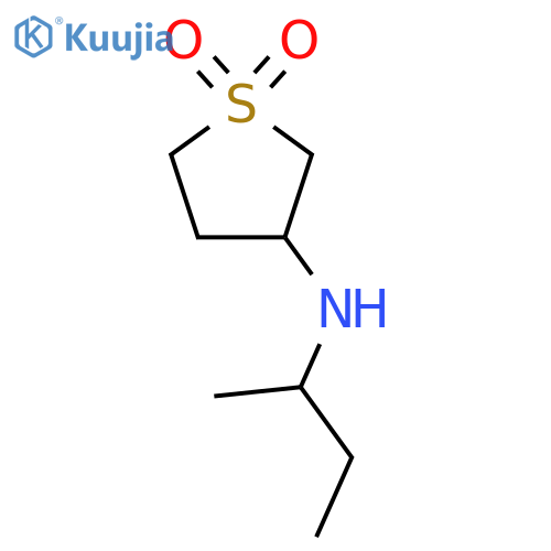 3-[(butan-2-yl)amino]-1λ?-thiolane-1,1-dione structure