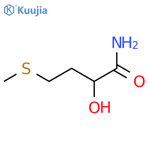 2-Hydroxy-4-(methylsulfanyl)butanamide structure