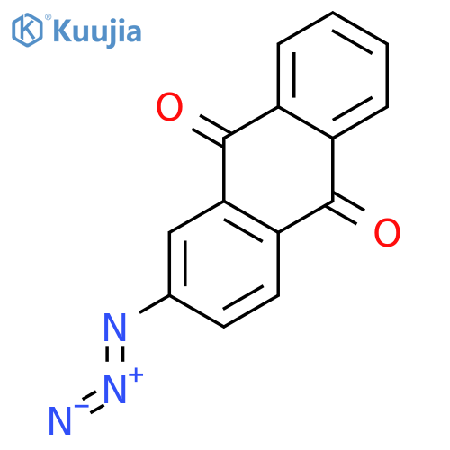 9,10-Anthracenedione,2-azido- structure