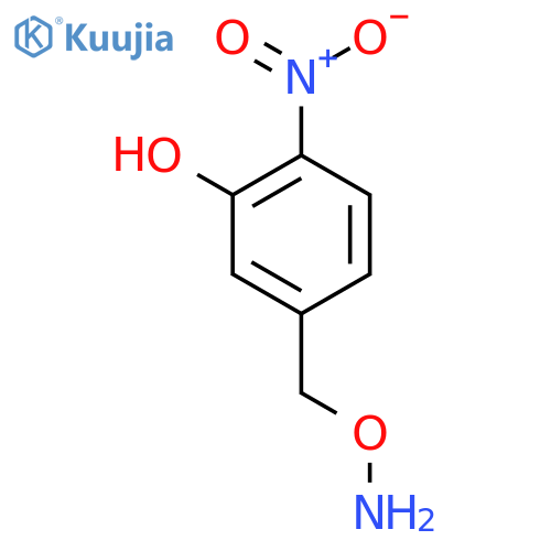 5-(aminooxy)methyl-2-nitrophenol structure
