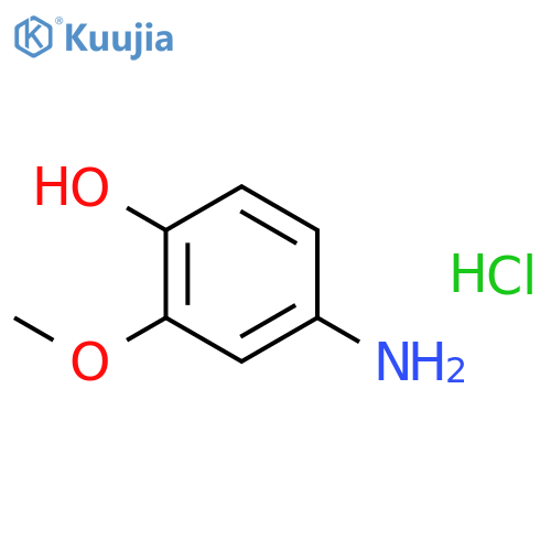 4-Amino-2-methoxyphenol Hydrochloride structure
