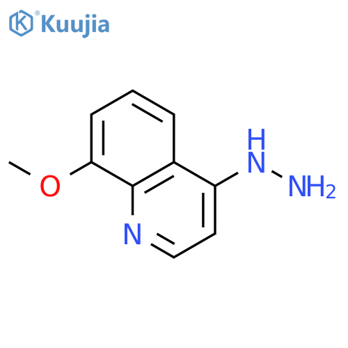 (8-METHOXY-QUINOLIN-4-YL)-HYDRAZINE structure