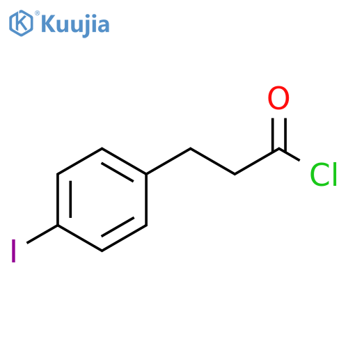3-(4-Iodophenyl)propanoyl chloride structure