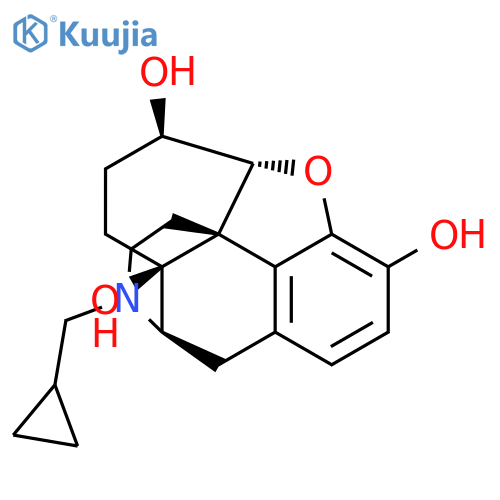 Morphinan-3,6,14-triol,17-(cyclopropylmethyl)-4,5-epoxy-, (5a,6b)- structure