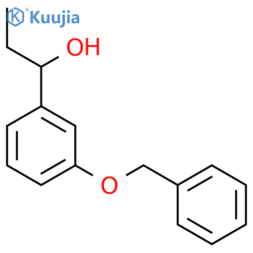 rac-1-(3-Benzyloxyphenyl)-1-propanol structure