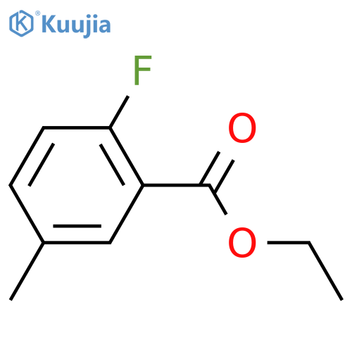 Ethyl 2-fluoro-5-methylbenzoate structure