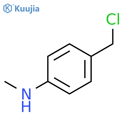 Benzenamine, 4-(chloromethyl)-N-methyl- structure