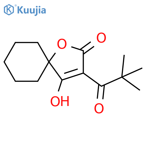 1-Oxaspiro[4.5]dec-3-en-2-one,3-(2,2-dimethyl-1-oxopropyl)-4-hydroxy- structure
