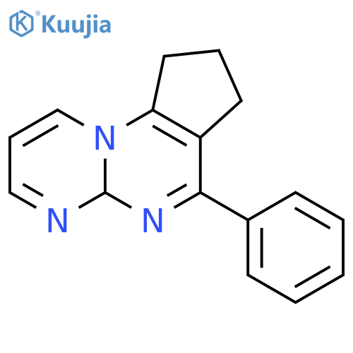 Cyclopenta[e]pyrimido[1,2-a]pyrimidine, 4a,7,8,9-tetrahydro-6-phenyl- structure