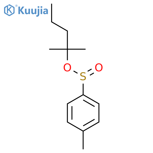 BENZENESULFINIC ACID, 4-METHYL-, 1,1-DIMETHYLBUTYL ESTER structure