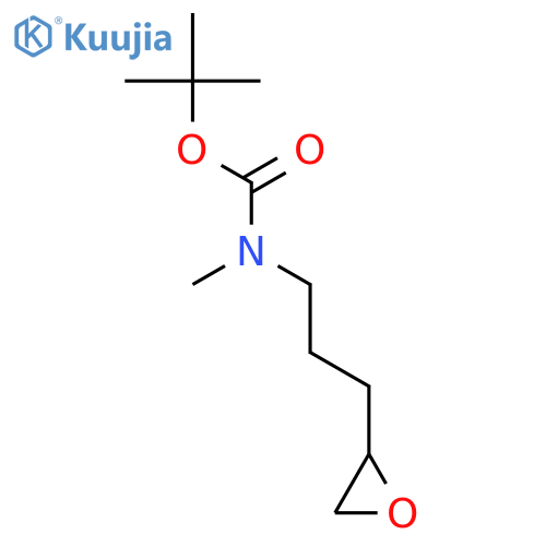 tert-butyl N-methyl-N-3-(oxiran-2-yl)propylcarbamate structure