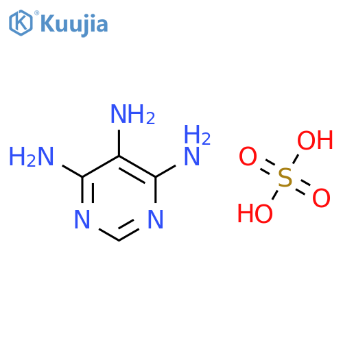 Pyrimidine-4,5,6-triamine sulfate structure