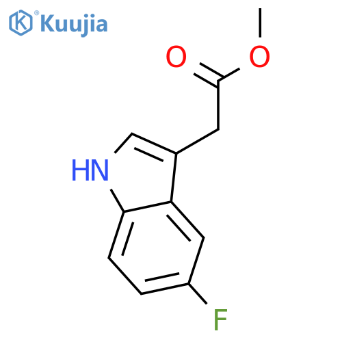 Methyl 2-(5-fluoro-1H-indol-3-yl)acetate structure