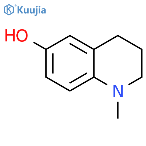 1,2,3,4-tetrahydro-1-methyl-6-Quinolinol structure