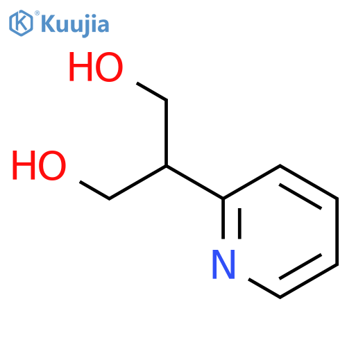 2-(2-pyridyl)propane-1,3-diol structure