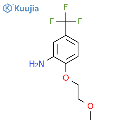 2-(2-Methoxyethoxy)-5-(trifluoromethyl)aniline structure