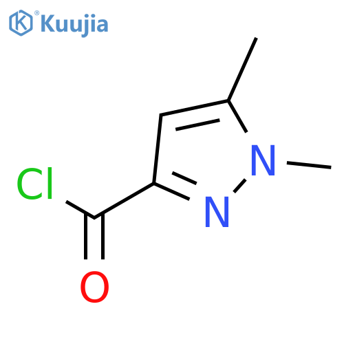 1,5-DIMETHYL-1H-PYRAZOLE-3-CARBONYL CHLORIDE structure