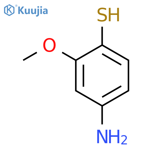 4-amino-2-methoxybenzene-1-thiol structure