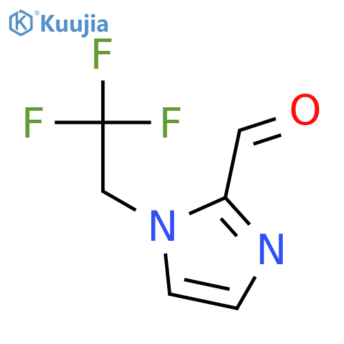 1-(2,2,2-trifluoroethyl)-1H-imidazole-2-carbaldehyde structure