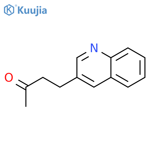 4-(quinolin-3-yl)butan-2-one structure