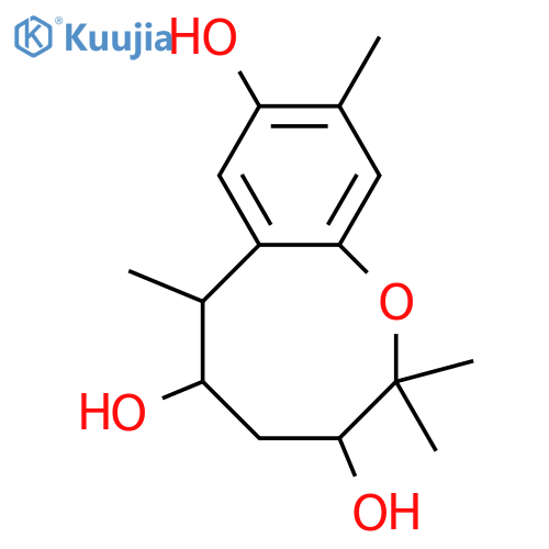 1,11-Epoxy-1,3,5-bisabolatriene-4,8,10-triol; (7S,8R,10S)-form structure