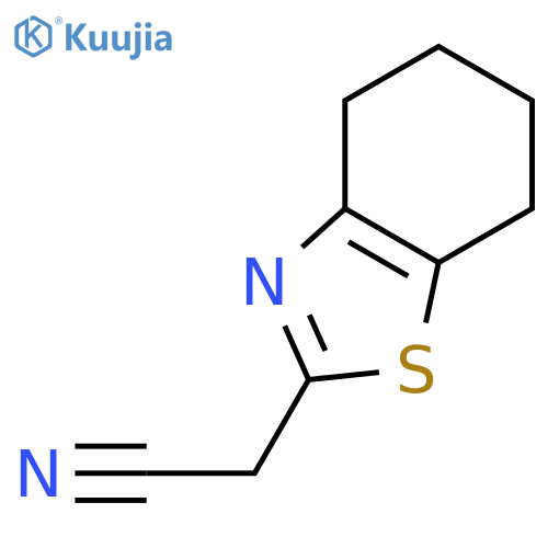 (4,5,6,7-tetrahydro-benzothiazol-2-yl)-acetonitrile structure