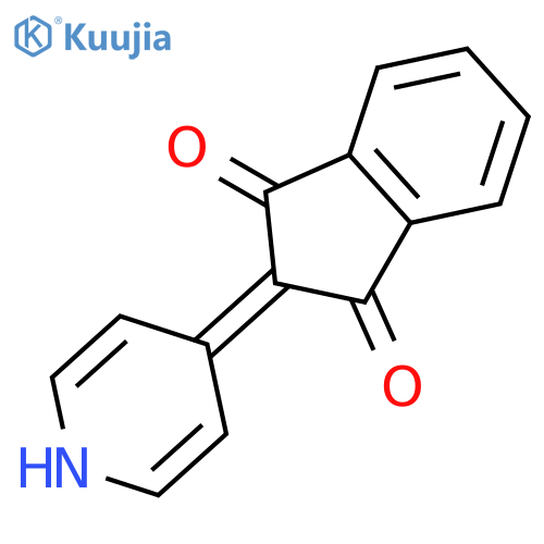 3-hydroxy-2-(pyridin-4-yl)-1H-inden-1-one structure