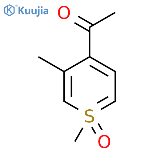 1-(1,3-Dimethyl-1-oxothiopyran-4-yl)ethanone structure