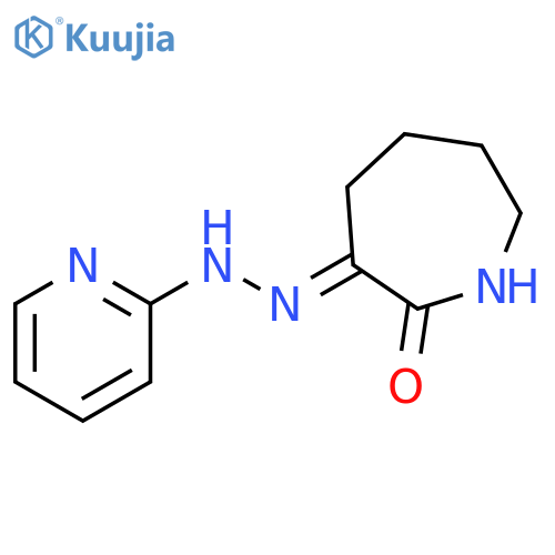 (3E)-3-(2-pyridylhydrazono)azepan-2-one structure