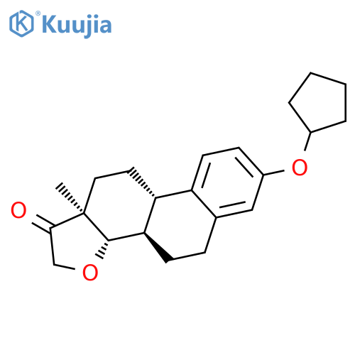 15-Oxaestra-1,3,5(10)-trien-17-one, 3-(cyclopentyloxy)- structure