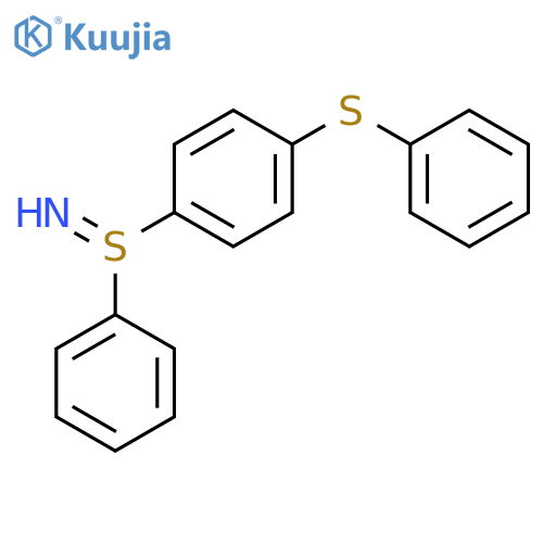 Sulfilimine, S-phenyl-S-[4-(phenylthio)phenyl]- structure