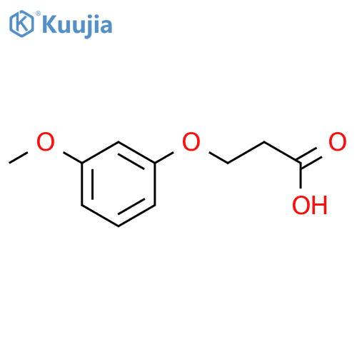 3-(3-Methoxyphenoxy)propionic Acid structure