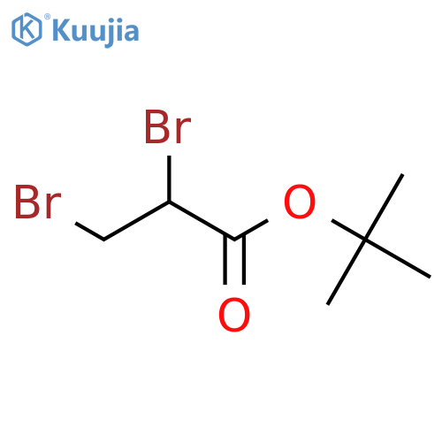 tert-butyl 2,3-dibromopropanoate structure