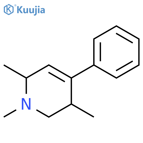 Pyridine,1,2,5,6-tetrahydro-1,2,5-trimethyl-4-phenyl- structure