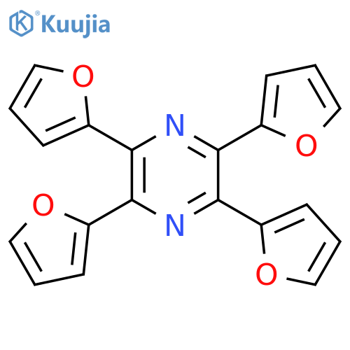 2,3,5,6-Tetra (furan-2-yl) pyrazine structure