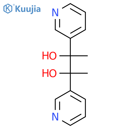 2,3-di-3-pyridylbutane-2,3-diol structure