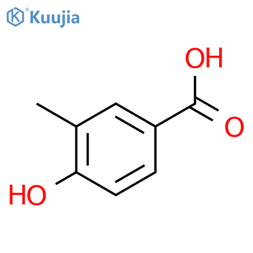 4-Hydroxy-3-methylbenzoic acid structure